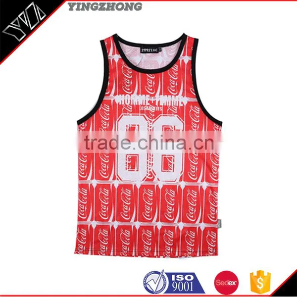 China Wholesale Sublimation Underwear Vests , Tank Top , Tank Top Print for Men photo-2