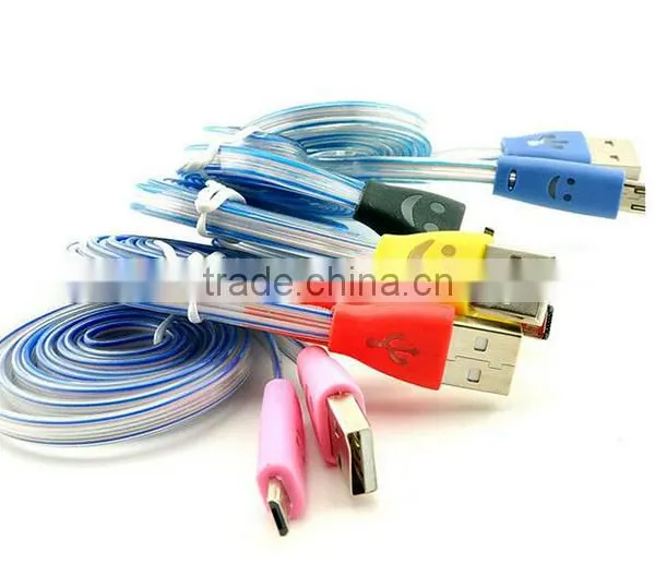 Sync Charger Led Usb Cable Micro Phone Led Usb Cable For Charger, High Quality Led Phone Cable photo-2