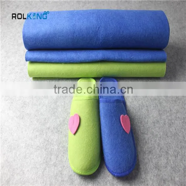 3mm Coloful Wool Felt for Slipper Use photo-6