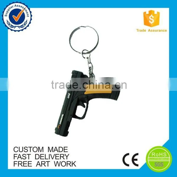 High Quality Cheap Rubber Pvc Souvenir Logo Keychain photo-3