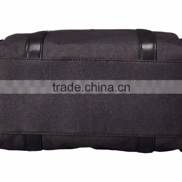 Foldable Nylon Designer Backpack With Leather Trim photo-4
