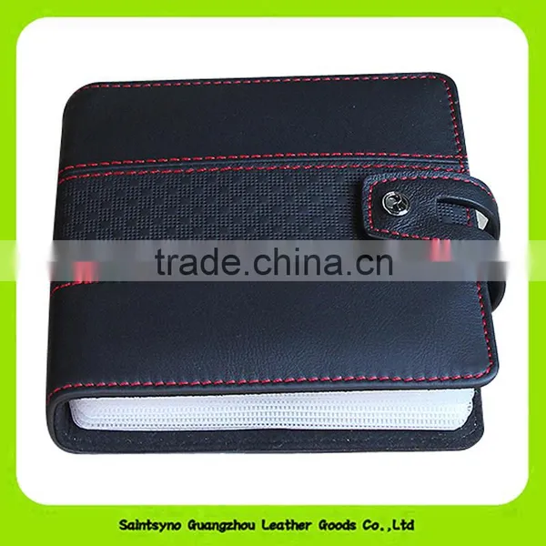 1504 Classic High Quality Wholesale Promotional Gift pu Leather cd Bag/cd Holder/cd Case photo-5