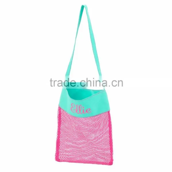 Wholesale Boutique Hot Pink Mesh Shell Tote
