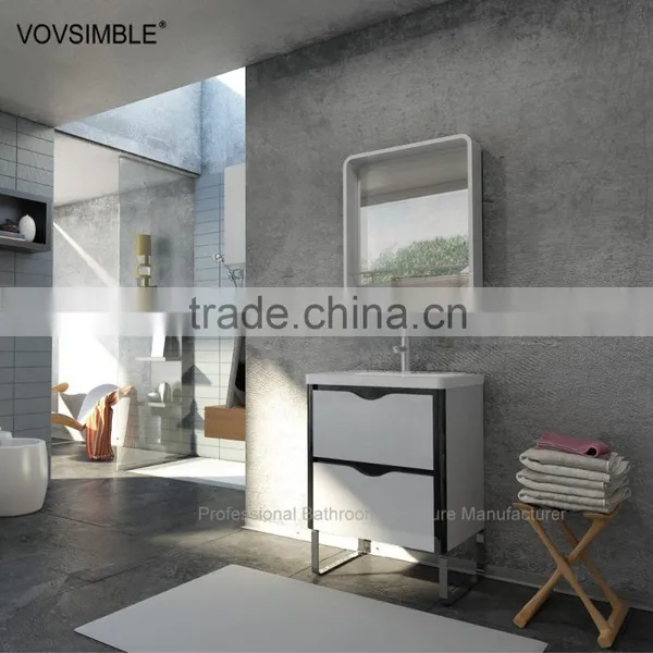 Cheap Single Freestanding Bathroom Vanity, Bathroom Furniture Units Price photo-6