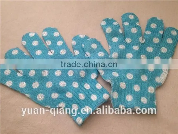Skin Care Exfoliating Round Dots Body Bath Glove photo-4