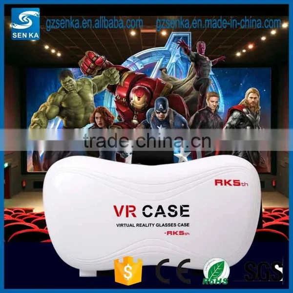 New Products 2016 Virtual Reality 3d vr Glasses Case 5.0 for Blue Film Japanese Video