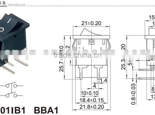 Chzjcz/household Electric Switch,rocker Switch for Electrical Products With Certificate photo-6