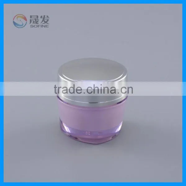 Triangle Acrylic Cream Jar