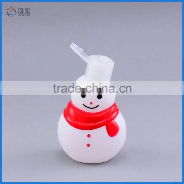 Lovely Snowman Shape Excellent Quality 50G Empty Toner Bottle photo-2