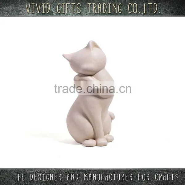 Ceramic Cute Cat Sitting Home Decoration photo-4
