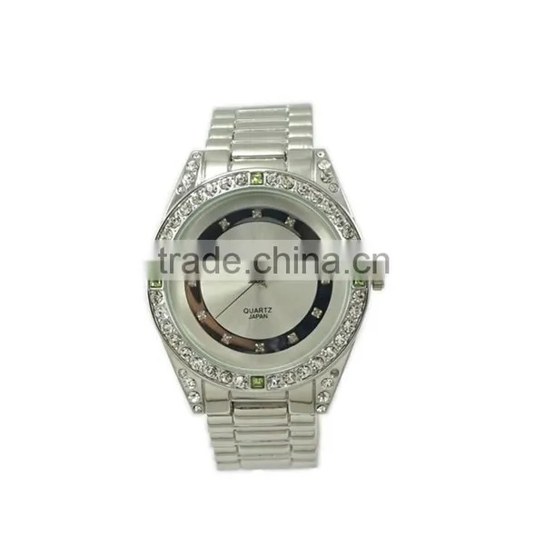 New Models New Look a Ring on the Dial Design Diamond Alloy Watches Lady Wristwatch photo-3