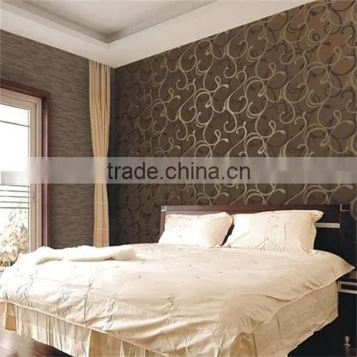 Fancy Wall Paper 3d Black and White Vinyl Wallpaper for Hotel Walls photo-5