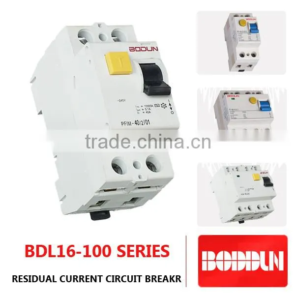 BDL16-100 Yueqing 100ma 300ma 40a 4p 30ma Rccb