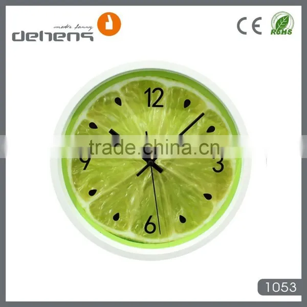 Decorative Fruit Plastic Kitchen Wall Clock photo-4