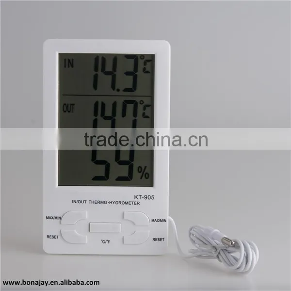 3 In 1 Digital Room Temperature Meter Clock photo-2