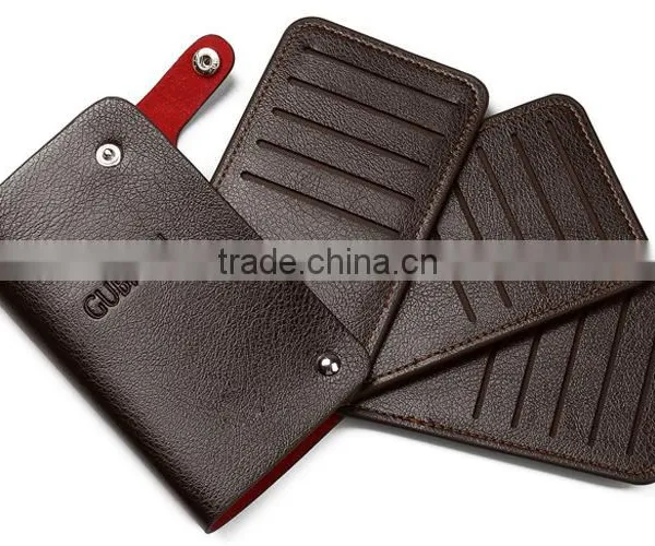 Leather Credit Card Holder Foldable Card Book Leather Case of Bank Card photo-6