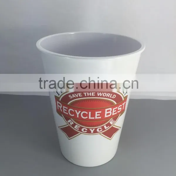 Melamine Dustbin, Melamine Garbage Can, Melamine Trash Can