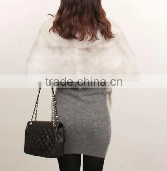 High Quality Fashion Style Mink Fur Cape From China photo-5
