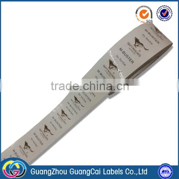 2016 China Supply Roll Packed Brand Logo With Factory Price Adhesive Sticker Label photo-5