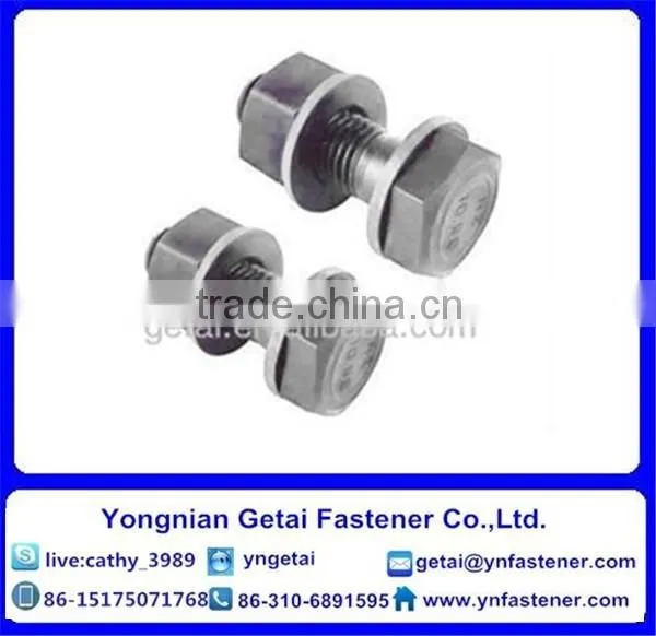 Zinc Plated Hex Bolts With Nut And Washer photo-2