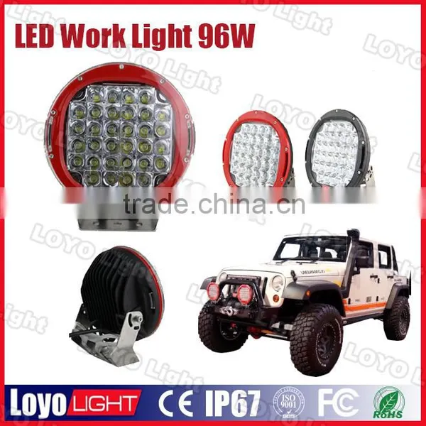 Low Price 9" 96W Led Offroad Led Work Light Led Spotlight Car 12v for ATV,UTV,TRUCK ,4x4 off Road