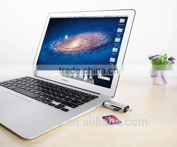 USB 3.1 Type-C T-Flash SD card reader Flash drive for Apple Macbook 12" Xiaomi 4C MEIZU PRO 5 Lenovo ZUK Z1 Mobile