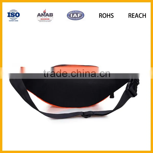 2016 Latest Design Elegant Men and Women300D Orange Color Adjustable Strap Waist Bag for Sports, Running, Cycling photo-3