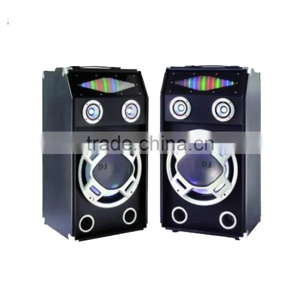 Single 10 Inch Bass 3 Inch Treble High Quality DJ Speaker With Colorful Light photo-2