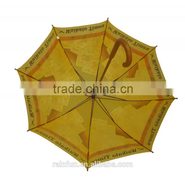 23inch Polyester Fabric Automatic Open Long Umbrella photo-4