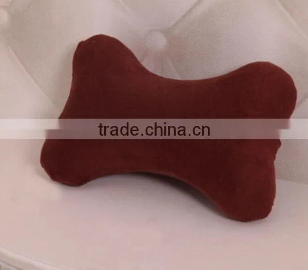 Bone Shape Memory Foam Car Neck Pillow, 100%polyester Velvet Cover photo-3