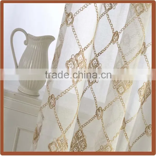 Wholesale Turkey Embroidery Curtains Voile Home Ready photo-4