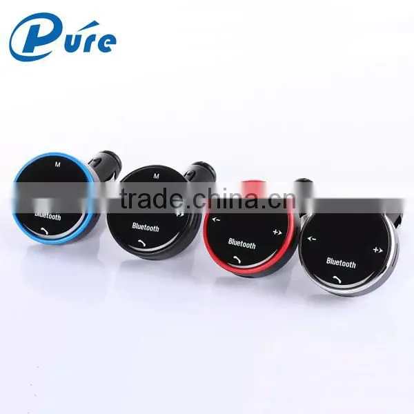 Universal A2DP Wireless Bluetooth Car Kit Hands Free TF/SD MP3 Player Remote Control FM Transmitter Modulator USB Charger photo-2