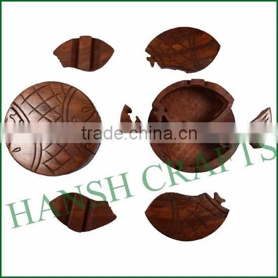 Wooden Toy Wooden Cutting Toy Magic Box Collapsible Toy Box photo-3