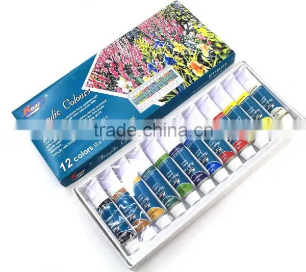 Artist Quality 12x12ml Acrylic Color Acrylic Paints Set photo-4