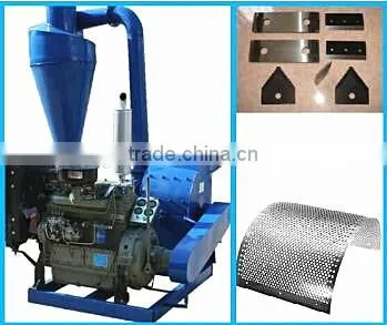 Multifunctional Small Corn Straw Sawdust Wood Pellet Hammer Mill/ Biomass Wood Chips Hammer Mill With Cyclone photo-4
