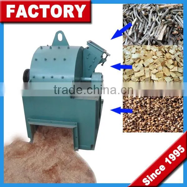 CE 15KW 200-300 KG/H Efficient Wood Sawdust Timber Crusher photo-4