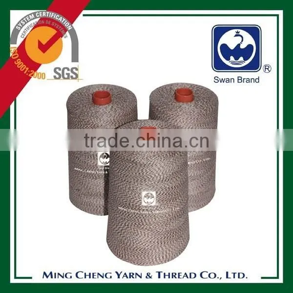 100% polyester spun yarn 20s 6 ply for 10 kg cone