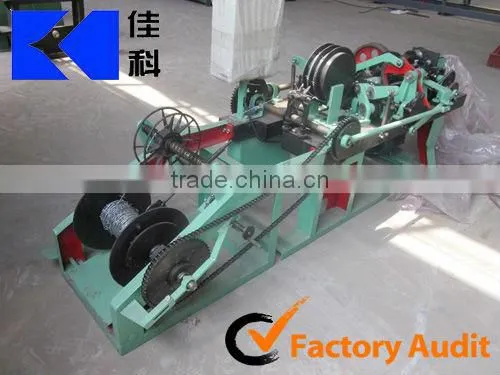 Automatic Hot-dipped Galvanized Steel Wires Twisted Barbed Wire Fence Weaving Machines photo-2