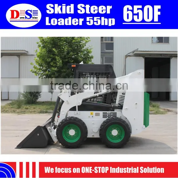 China Skid Steer Loader 650F Skid Steer Tire Rims 10-16.5 WECAN Mini Skid Steer photo-2
