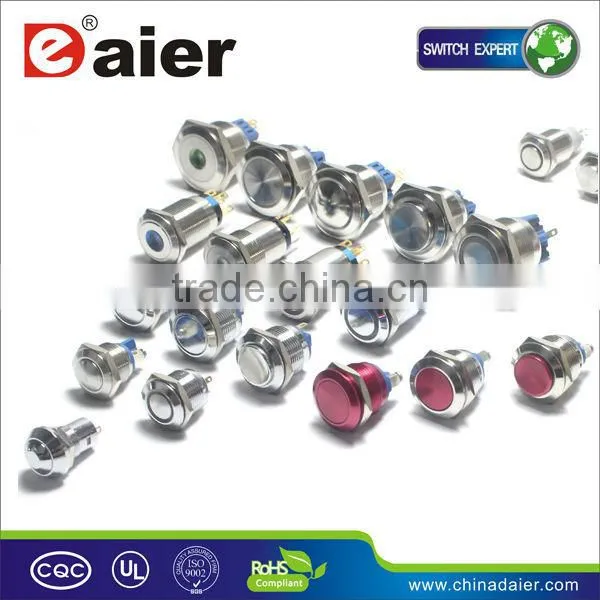 Daier Export 22mm Illuminated Pushbutton Switch, Anti Vandal Push Button Switch, Stainless Steel Pushbutton Switch Waterproof photo-6