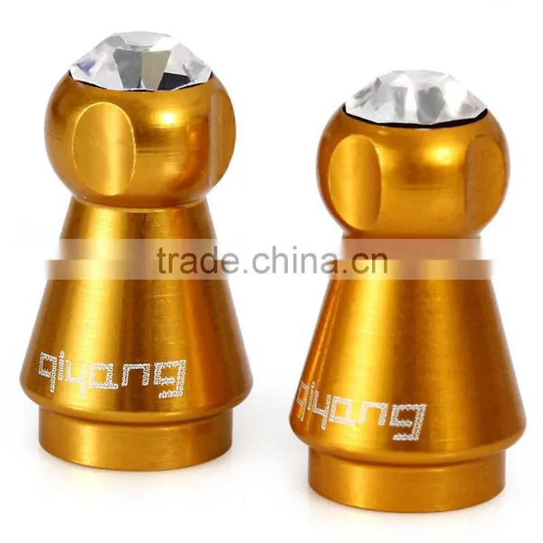 2Pcs Qiyang 6061 Cycling Bicycle Accessory Aluminum Alloy Bicycle Tyre Presta Valve Cap for MTB Road Bike photo-2