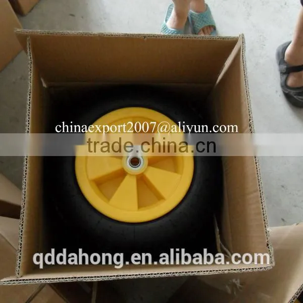 Rubber Tyre With Plastic Rim for Wheelbarrow 3.50-8 photo-4