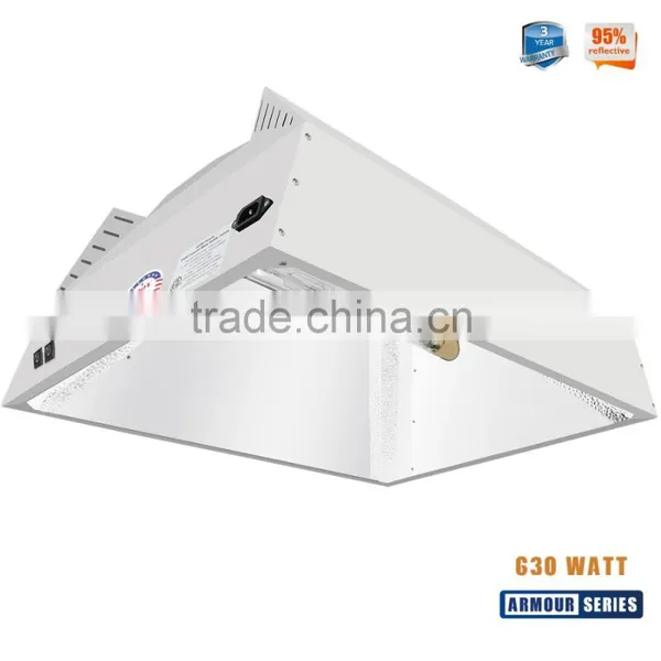 Price Wise 630w Ceramic Metal Halide CMH Grow Light Reflector Hood Fixture photo-2