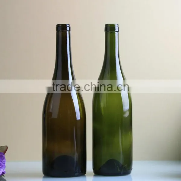 Latest Wholesale High Quality Classical Green Wholesale Glass Wine Bottle photo-3