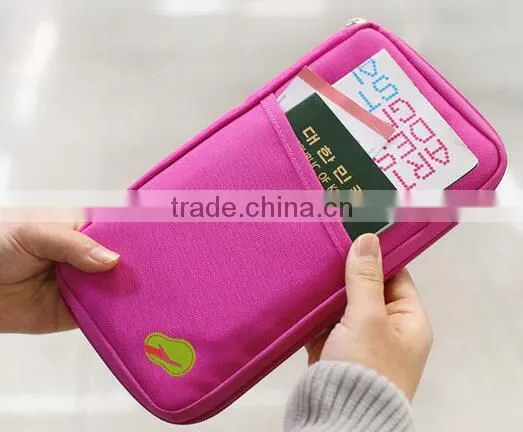 CY151 Travel Card Cash Document Organizer Wallet Rfid Blocking Passport Holder photo-5