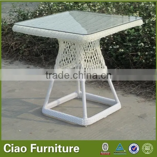 Powder Coated Home Rattan Outdoor Table photo-2