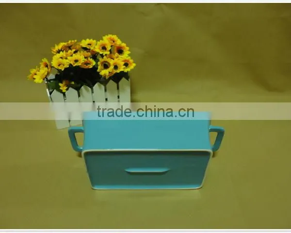 2014 Daily Use Porcelain Ceramic Bakeware With Two Handle photo-4