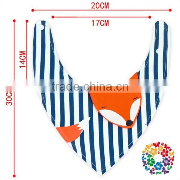 4 Style Cartoon Saliva Towel Animal Bandana Baby Bibs Strip Baby Bibs Wholesale photo-5