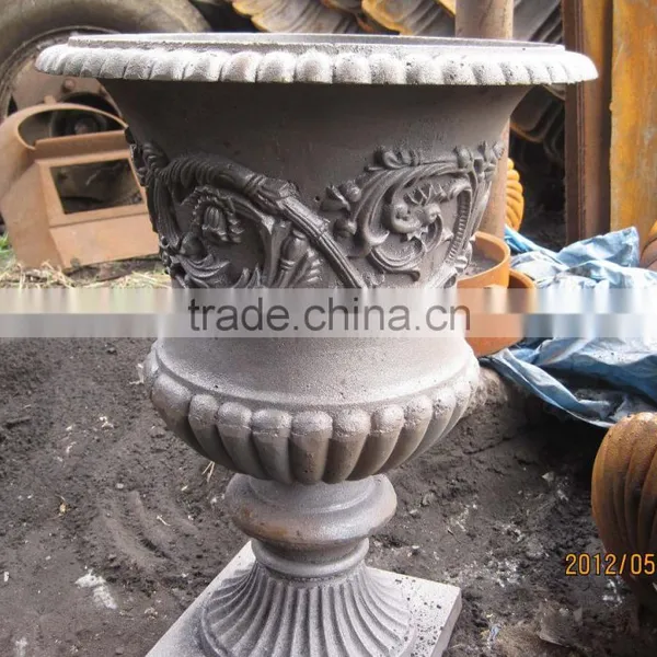 Garden Iron Casting Flowerpots,Metal Casting Flower Pots,Outdoor Casting Flowerpot photo-2