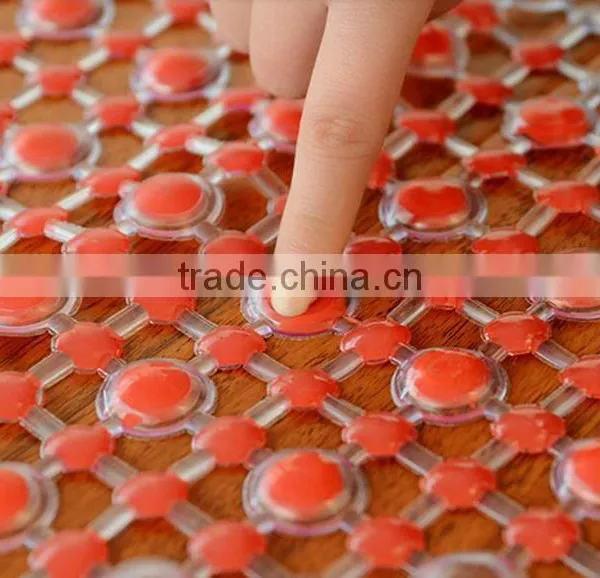 China Cheapest Leaf Texture Hot Sale Pvc Free Foam Bath Mat photo-6